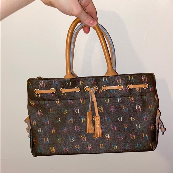 Dooney & Bourke DB Signature print bag - Picture 1 of 6